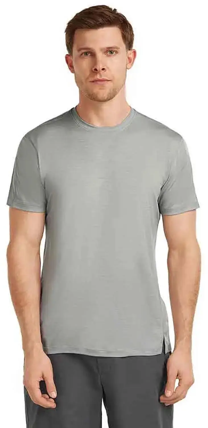 Icebreaker 150 Merinofine™ Ace T-shirt Met Korte Mouwen Grijs M Man