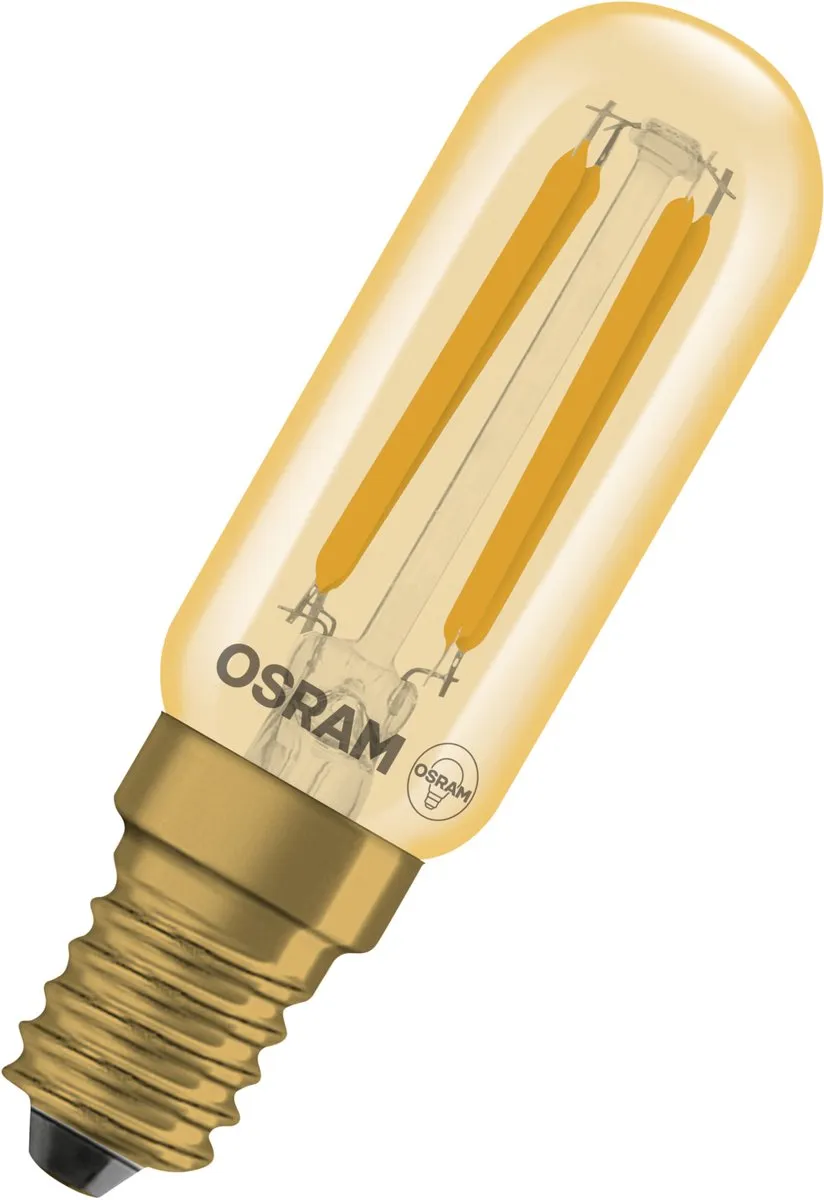 Osram Vintage 1906 LED E14 Tubular Amber 4.8W 470lm
