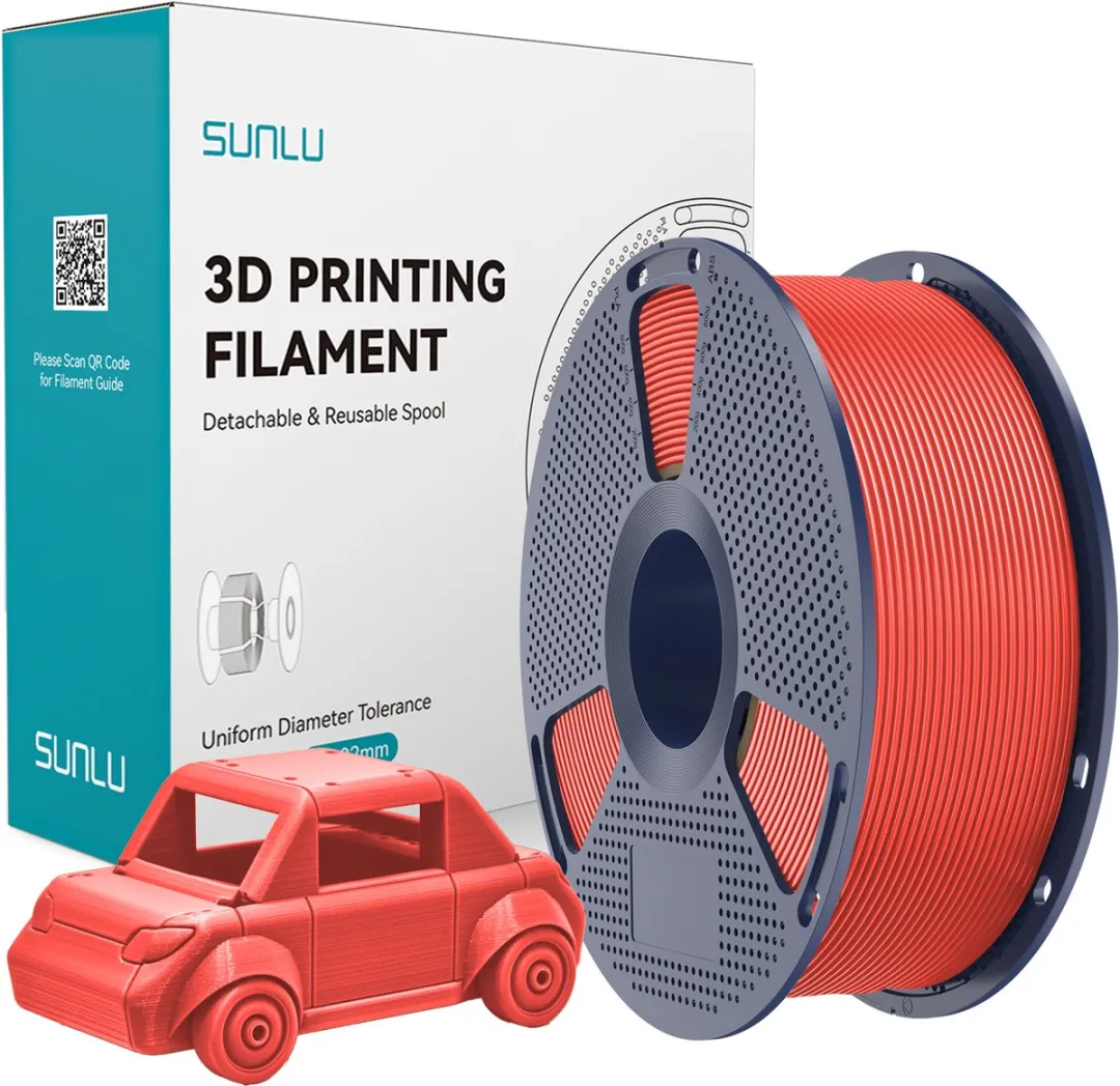 Sunlu PETG 3D Filament 1.75mm Kersenrood