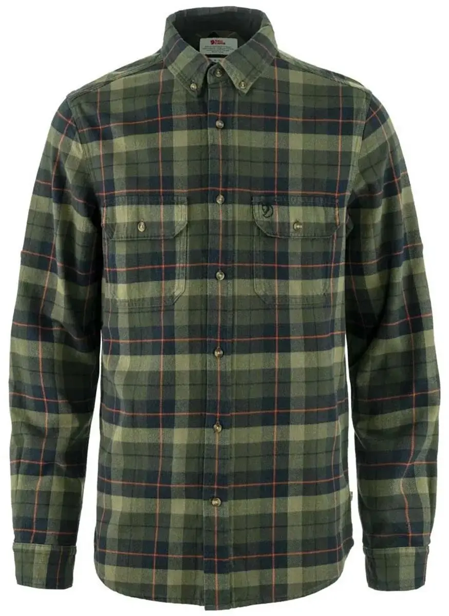 Fjällräven Singi Heavy Flannel Overhemd - Groen - afbeelding 4 van 4