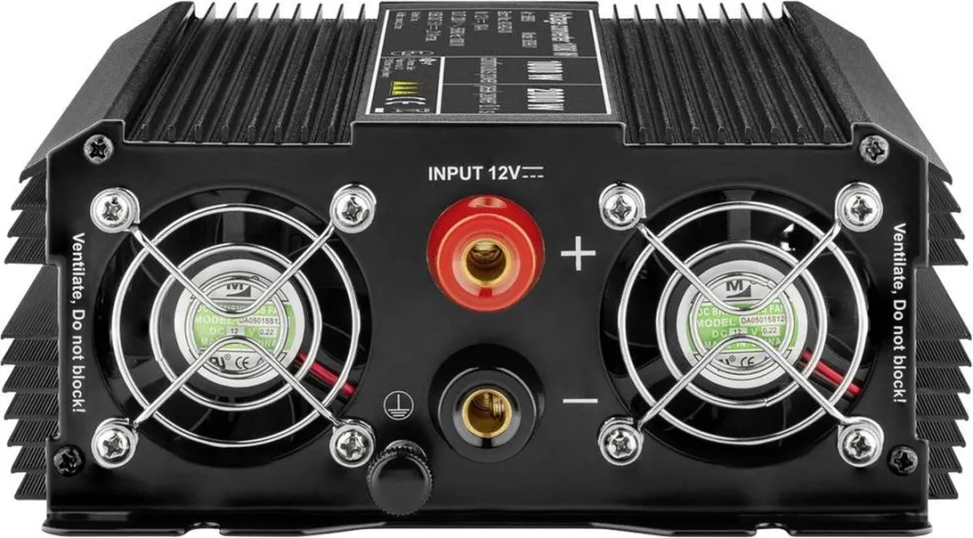 Goobay SPW IT Eiland omvormer 1000 W 12 V/DC - 230 V/AC, 5 V/DC