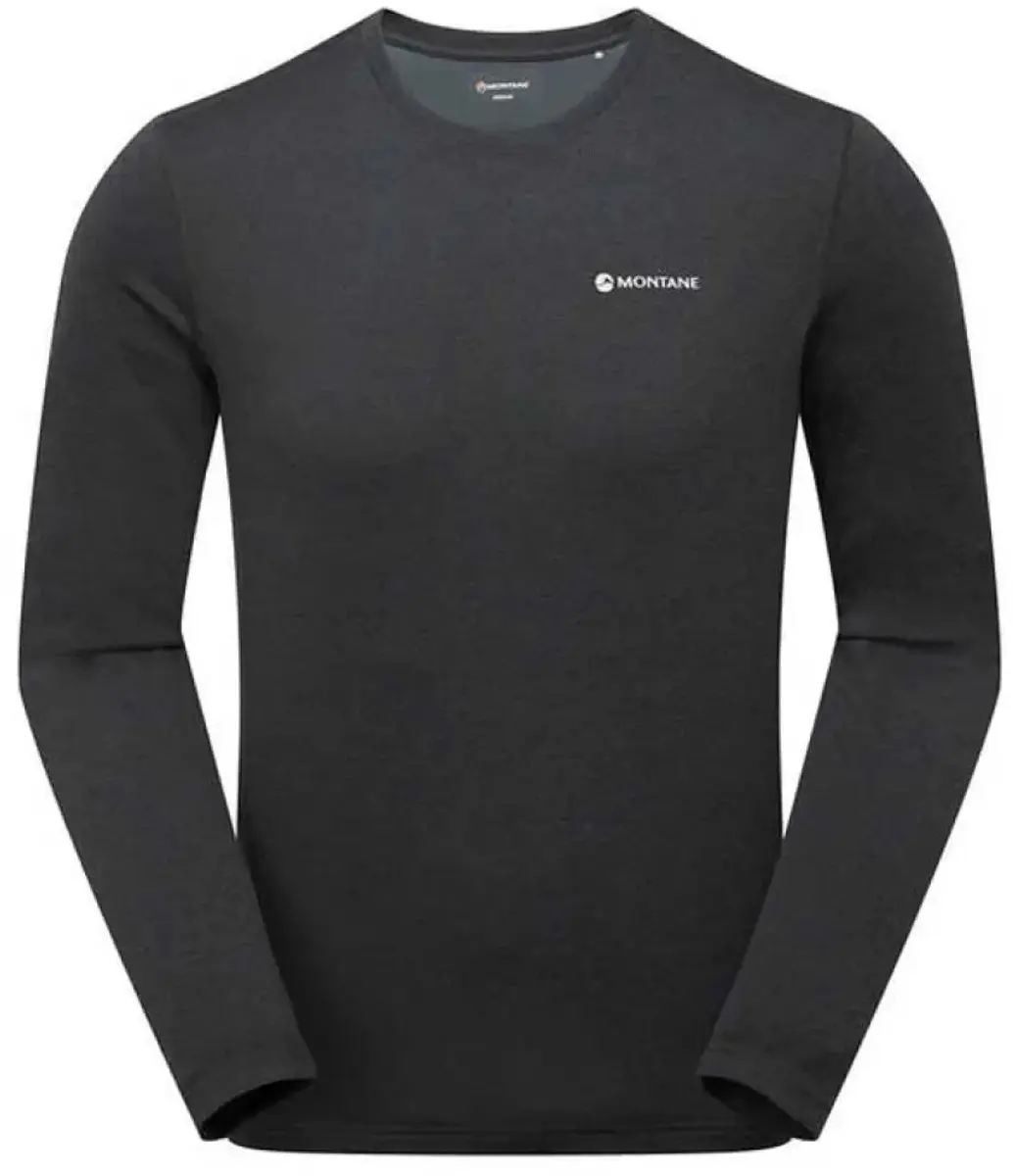 Montane Dart Long Sleeve T-Shirt Heren - Zwart - afbeelding 3 van 3