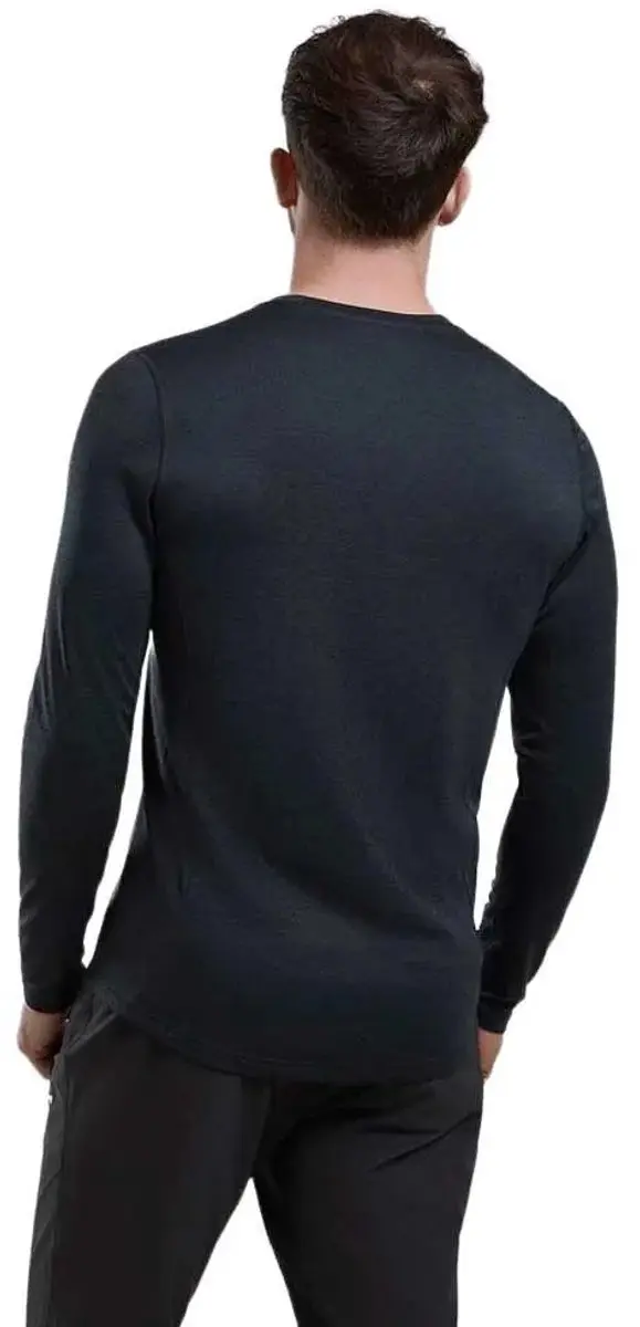 Montane Dart Long Sleeve T-Shirt Heren - Zwart - afbeelding 2 van 3