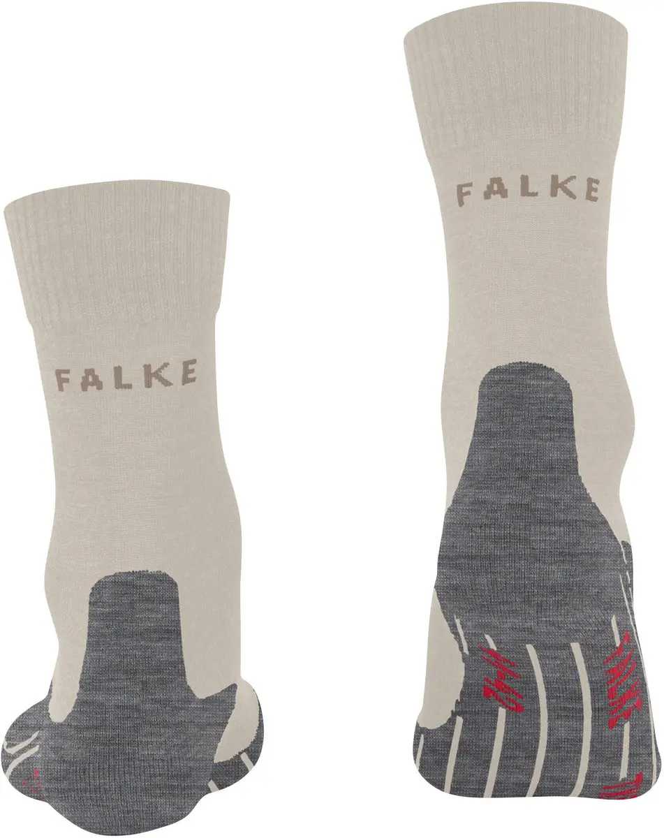 FALKE TK5 anti-blaar dun wol functioneel materiaal wandelsokken dames beige
