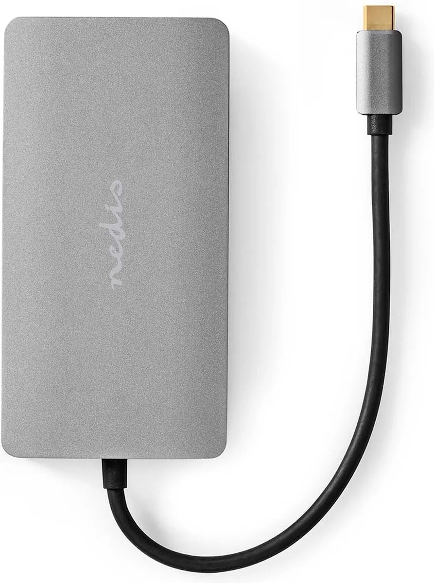 Nedis CCBW64250AT02 USB-C Hub 7-in-1 - 5 Gbps - Antraciet