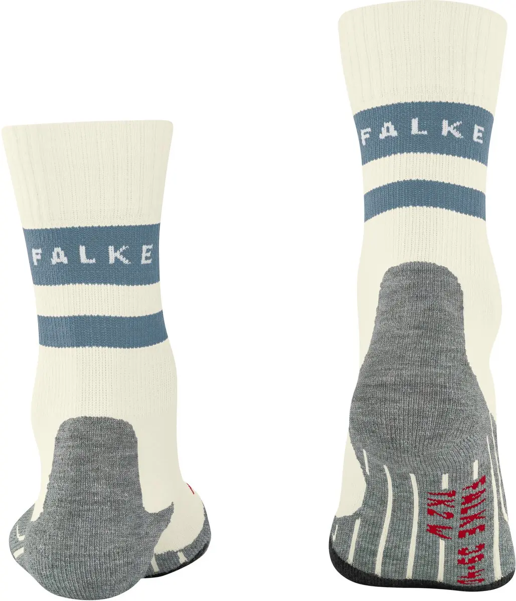 FALKE TK2 anti-blaar dik wol functioneel materiaal wandelsokken heren wit