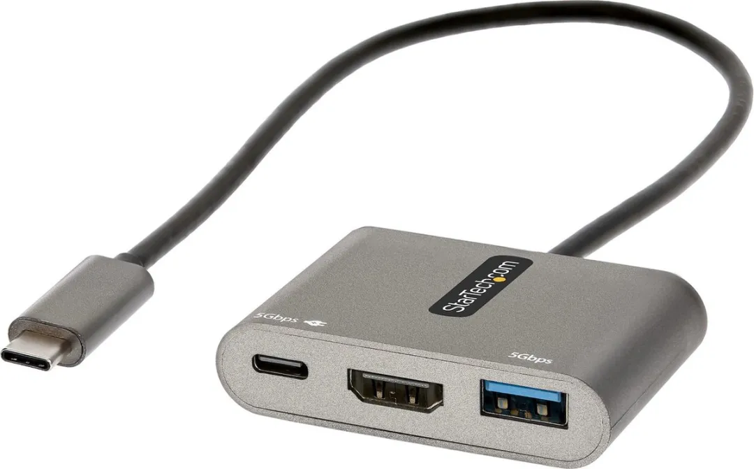Startech CDP2HDUACP2 USB-C naar HDMI Adapter 4K - 100W PD - Zwart - afbeelding 6 van 6