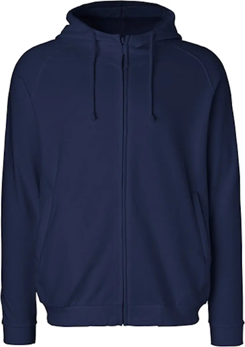 Unisex Hoodie met capuchon en rits Navy - XS