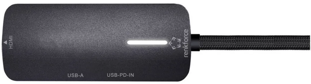 Renkforce RF-6700430 USB-C Dockingstation - Zwart