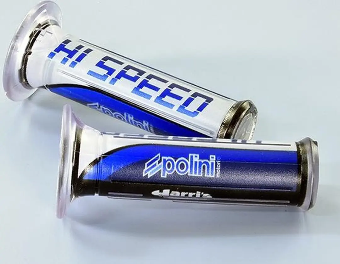 Handvatset hi-speed blauw wit Polini 341.0033
