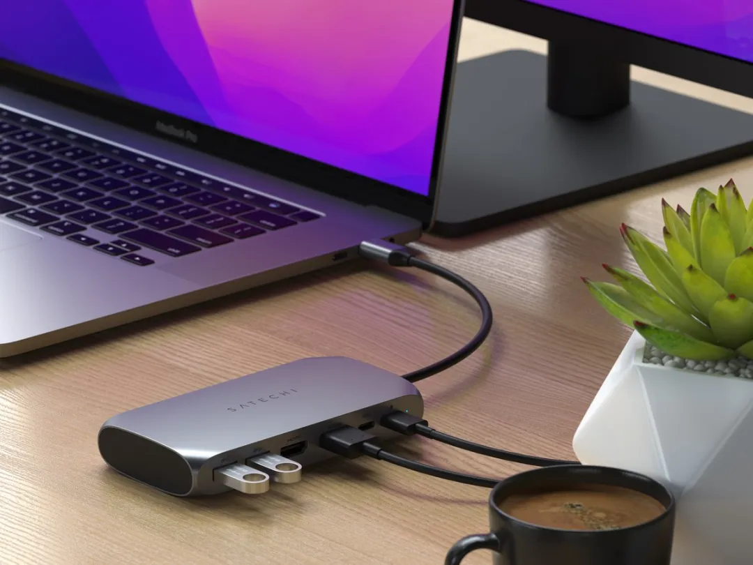 Satechi ST-UCM1HM USB-C Adapter - HDMI - Grijs - afbeelding 2 van 6