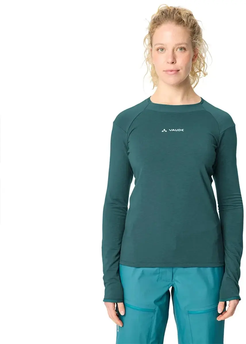 Vaude Monviso Crew Neck Sweatshirt Blauw 36 Vrouw