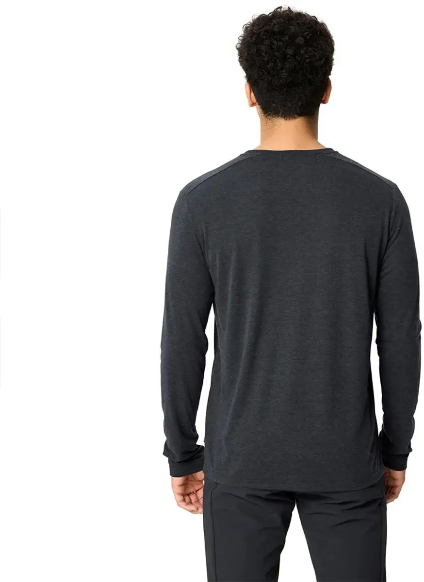 Vaude Rosemoor III Langarmshirt Heren - Black/Thyme - M - afbeelding 2 van 4