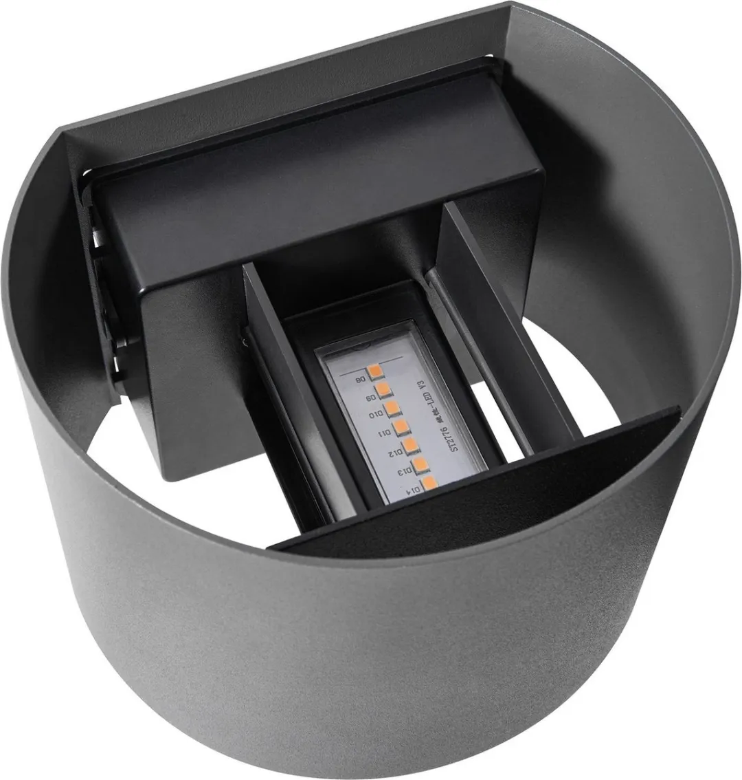 Nordlux Milda Wandlamp LED - 10cm - Antraciet