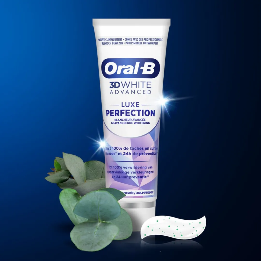 Oral-B 3D White Luxe Perfection Tandpasta - 300ml (4x75ml)