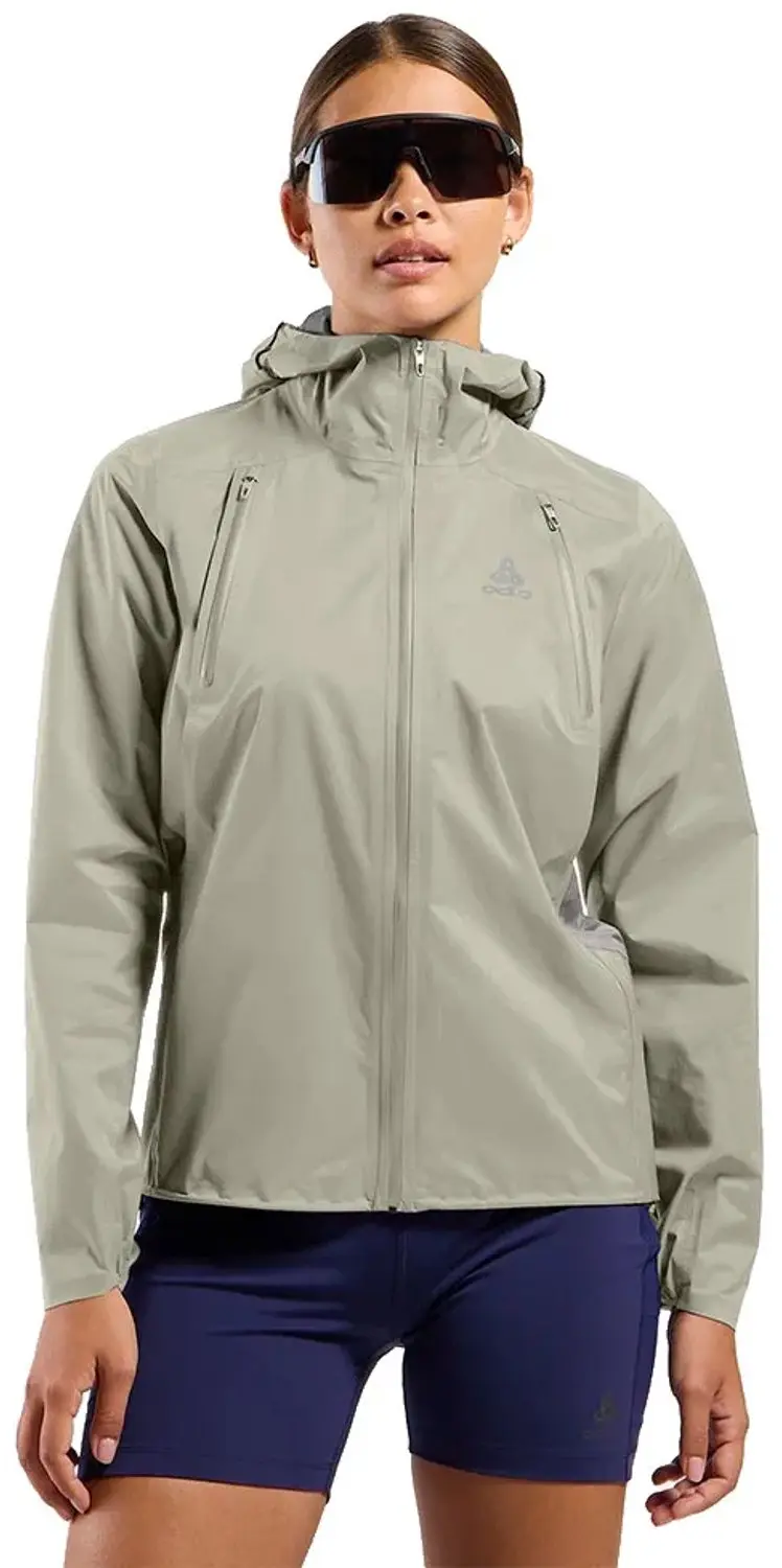 Odlo X-alp Waterproof Pro Jas Groen M Vrouw