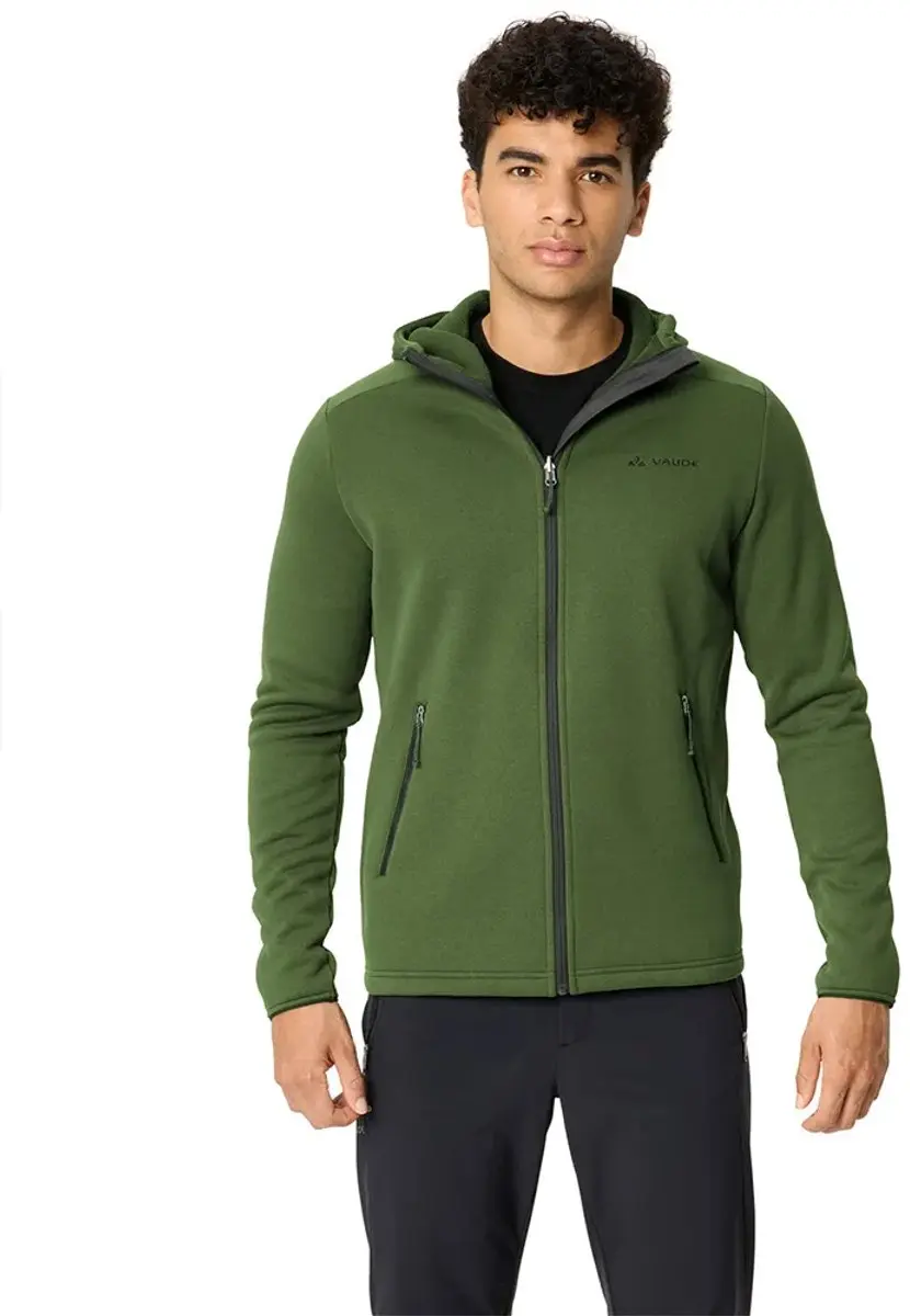 Vaude Idris Fleece Met Kap Groen L Man