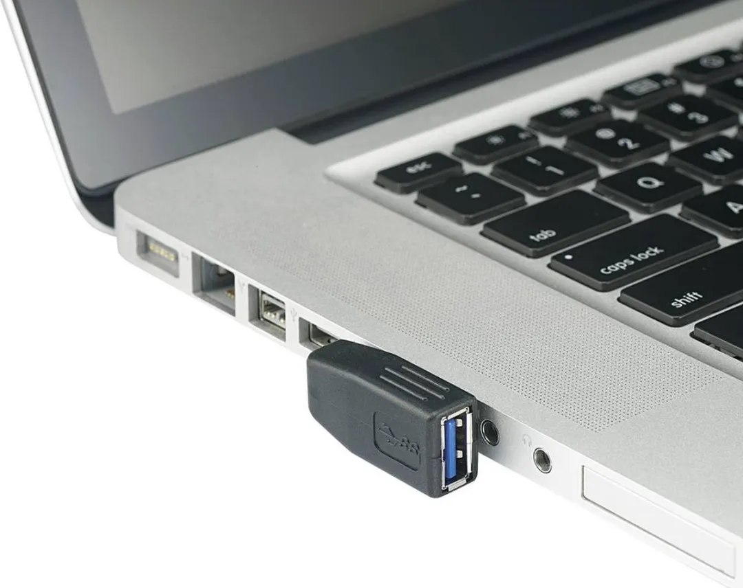 Renkforce RF-4123944 USB 3.0 Adapter - Haaks - Zwart
