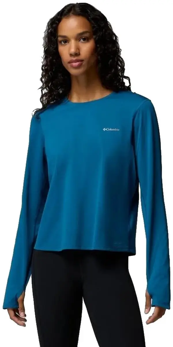 Columbia Seeker Legend™ Ii T-shirt Met Lange Mouwen Blauw XL Vrouw