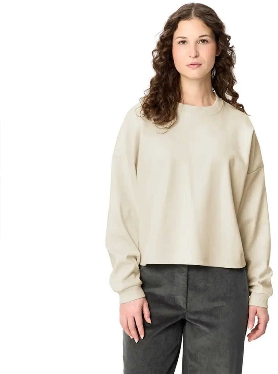 Vaude Najun T-shirt Met Lange Mouwen Beige 42 Vrouw
