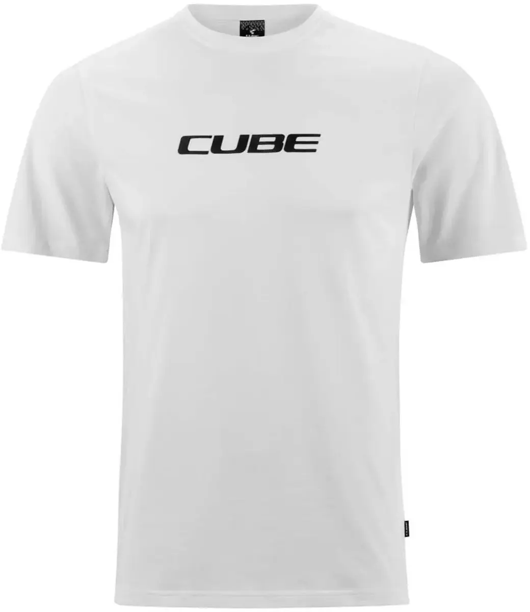 Cube Organic Classic Logo T-shirt Met Korte Mouwen Wit L Man