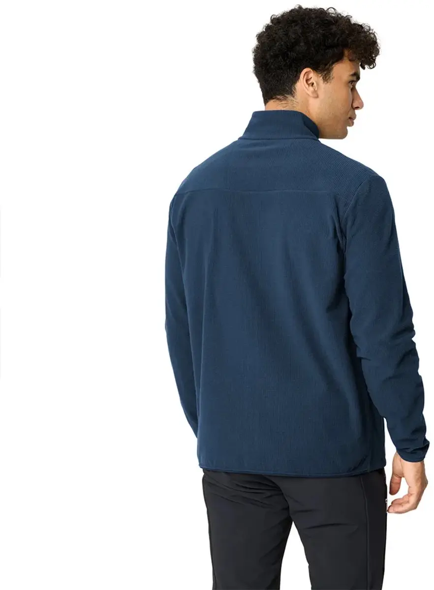 Vaude Strathcona Fleece Met Volledige Rits - Dark Sea - L - afbeelding 2 van 4