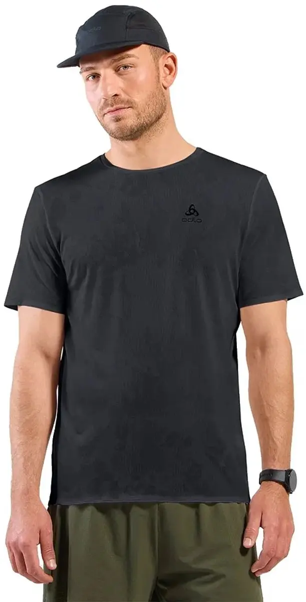Odlo Zeroweight Engineered Chill-tec T-shirt Met Korte Mouwen Zwart M Man