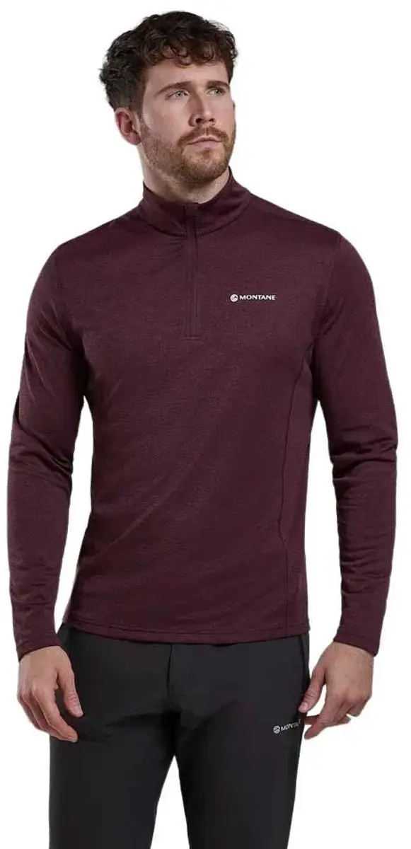 Montane Dart Half Zip T-shirt Met Lange Mouwen Paars M Man