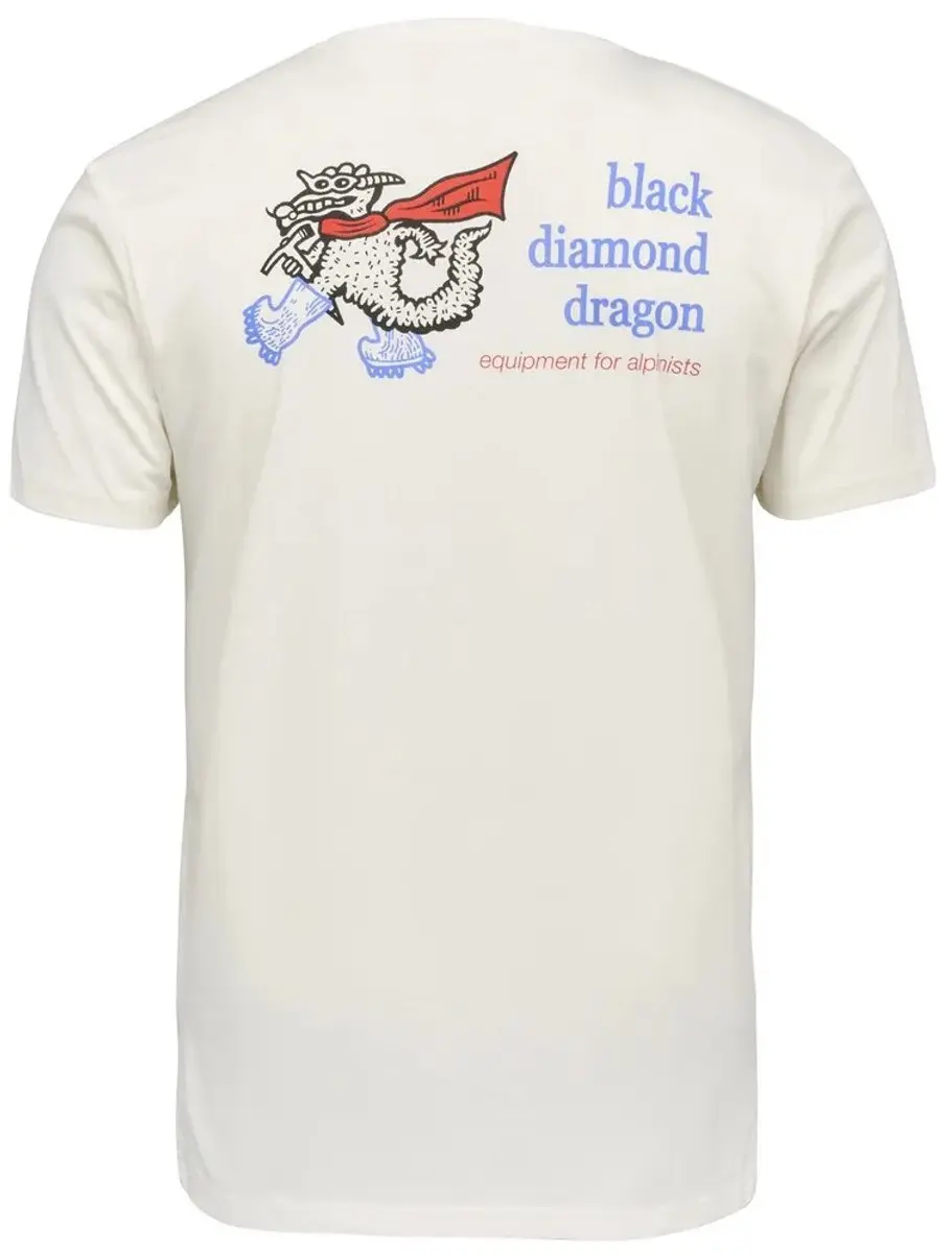 Black Diamond BD Dragon T-shirt - Off White - S - afbeelding 2 van 2