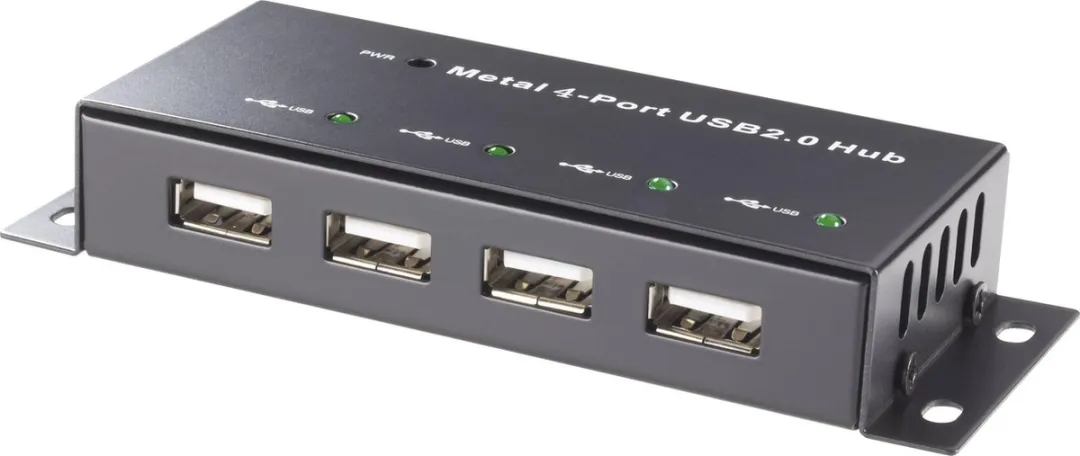 Renkforce RF-4830984 USB-hub 4 Poorten USB 2.0 - Zwart