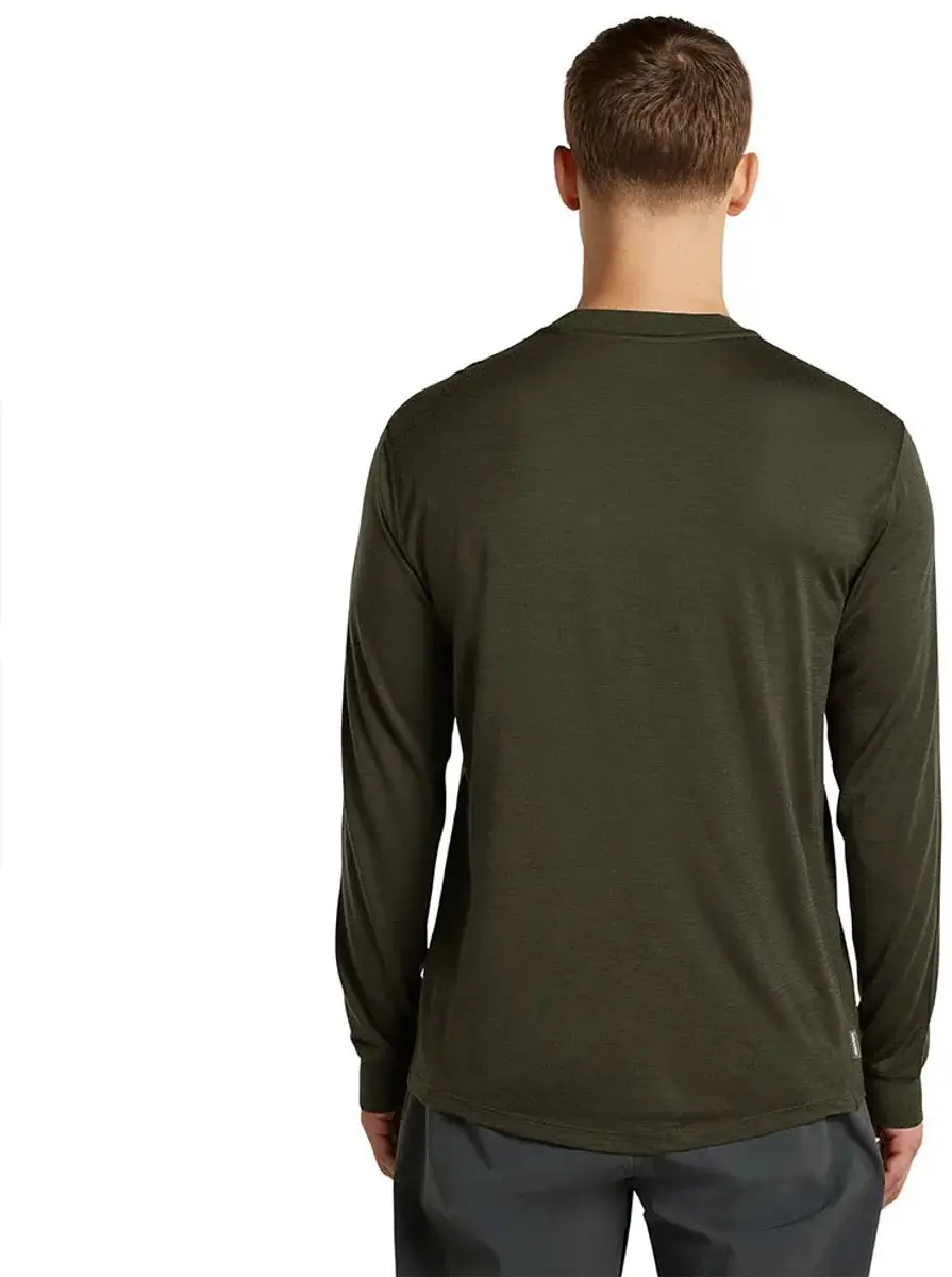 Icebreaker Merino 150 Tech Lite Relaxed Shirt Lange Mouw - Dk Loden - afbeelding 2 van 4