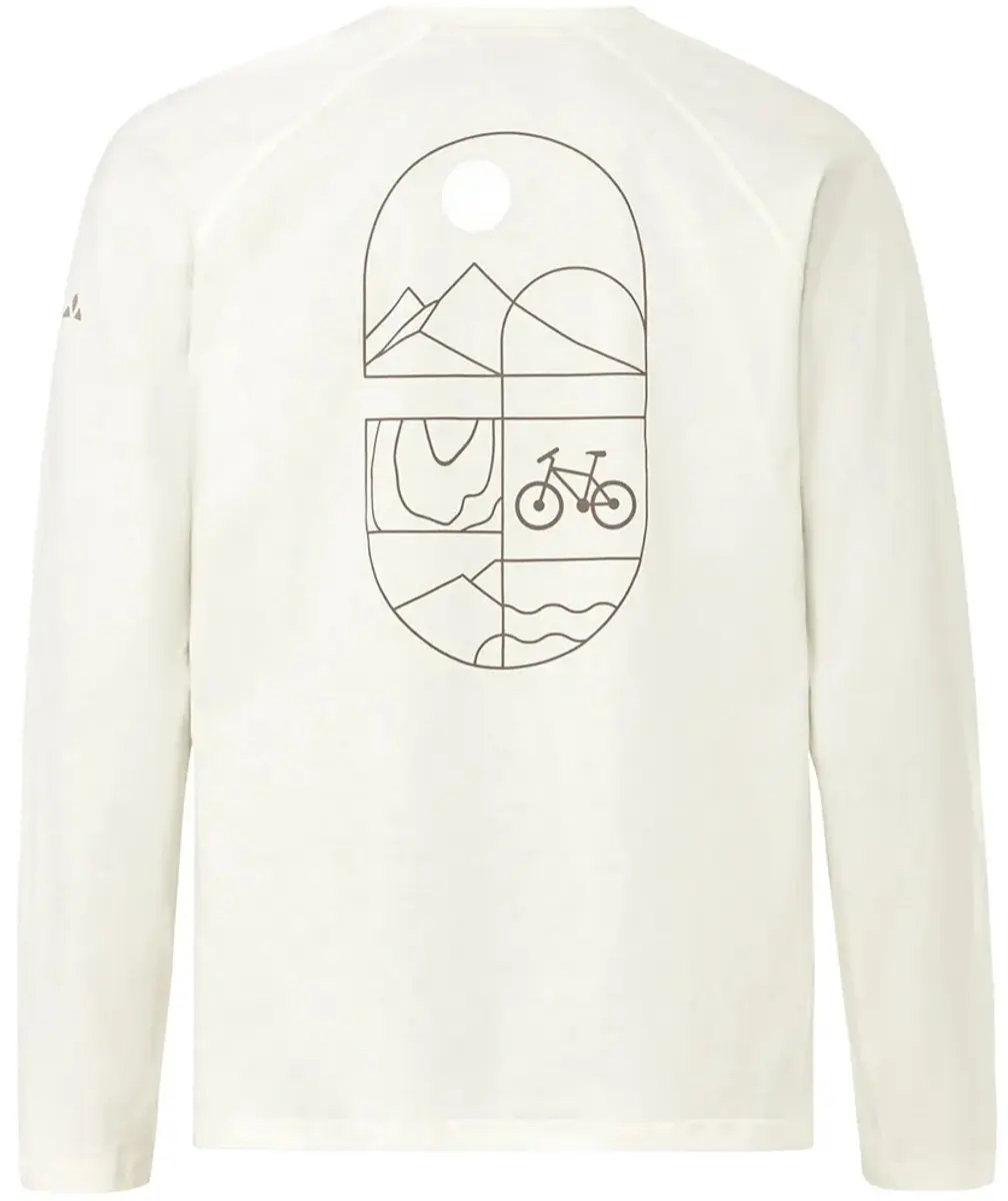 Vaude Cyclist T-Shirt Lange Mouwen Heren - Wit - XXL - afbeelding 3 van 4