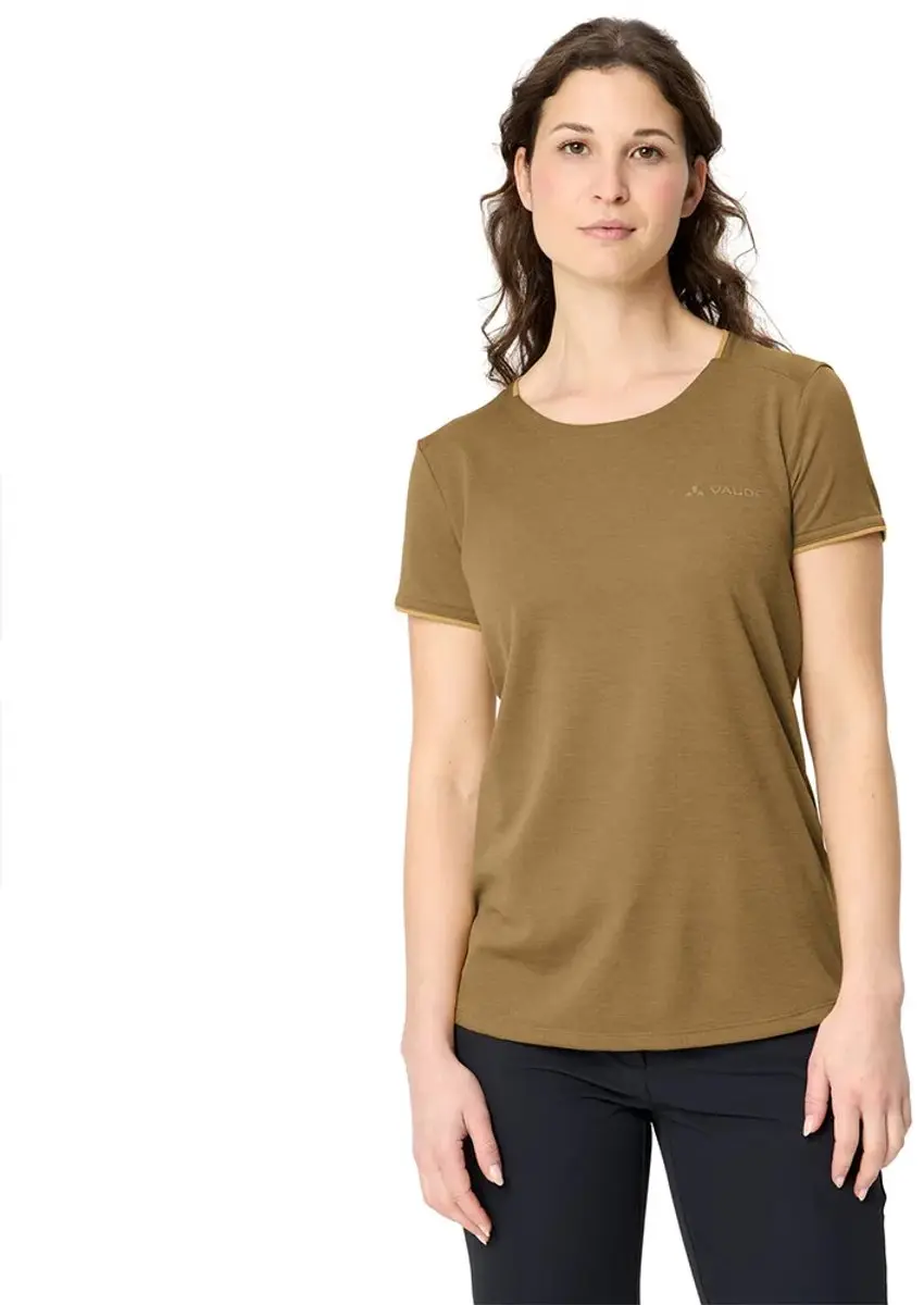 Vaude Essential T-shirt Met Korte Mouwen Bruin 38 Vrouw