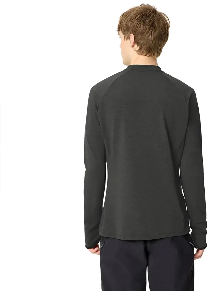 Vaude Monviso Crew Neck Sweatshirt Zwart L Man - afbeelding 2 van 4