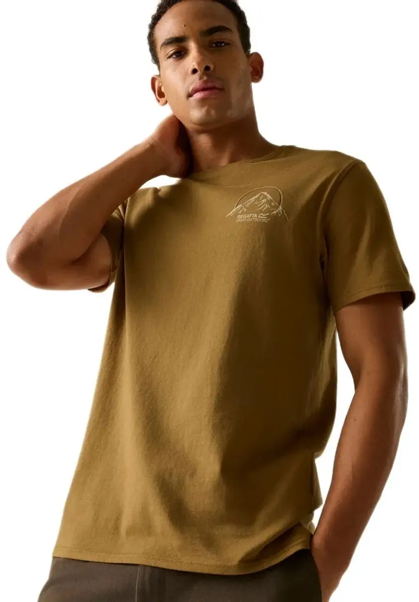 Regatta Cline Ix T-shirt Met Korte Mouwen Bruin M Man