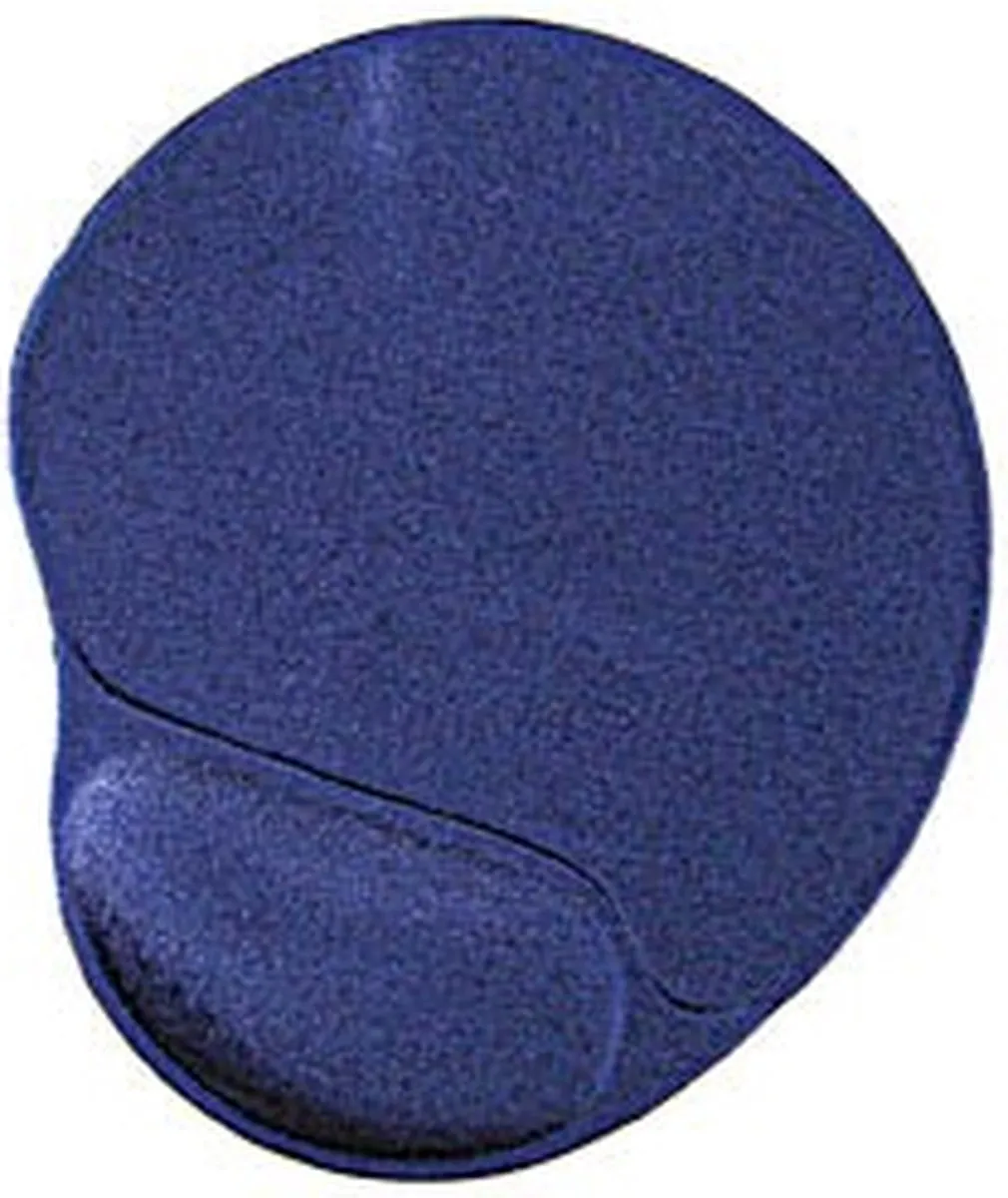 Gembird Muismat met Gel Polssteun - Blauw