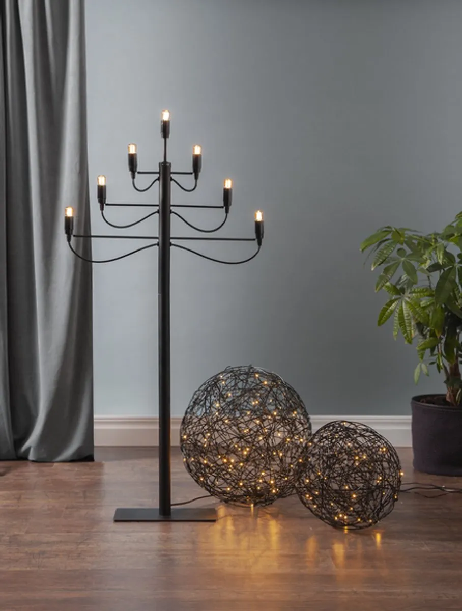 Star Trading Mini Lampje E14 1W - 5 Stuks - Rookglas