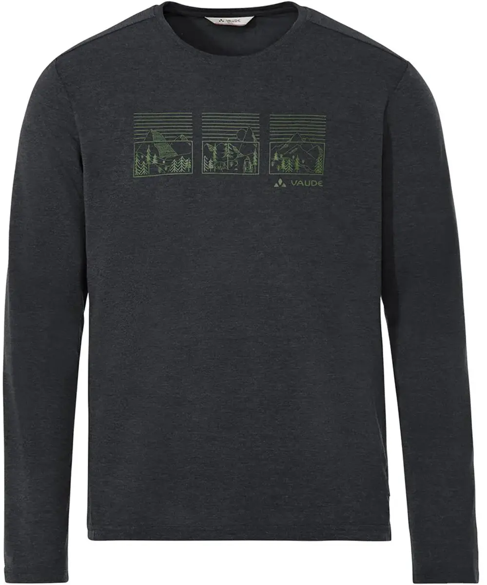 Vaude Rosemoor III Langarmshirt Heren - Zwart - S - afbeelding 3 van 4