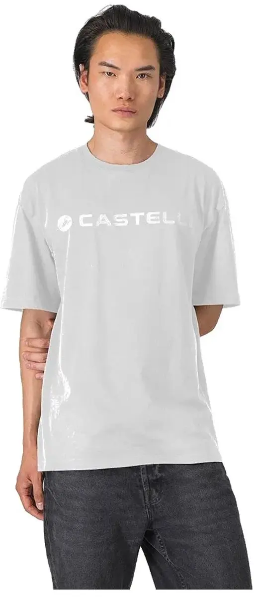 Castelli Tone T-shirt Met Korte Mouwen Wit M Man