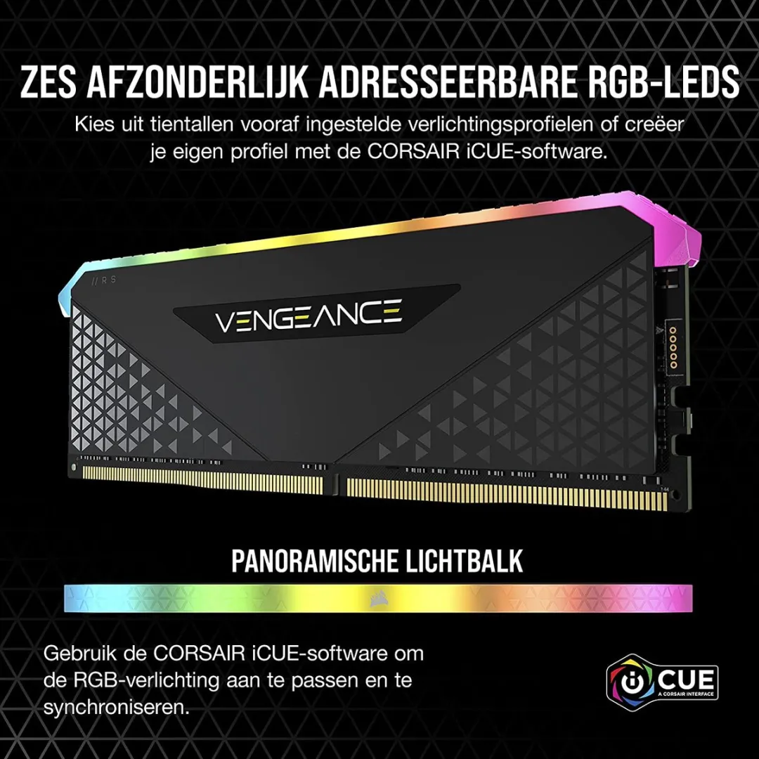 Corsair Vengeance RGB RS CMG16GX4M2E3200C16 DDR4 16GB (2x8GB) 3200MHz