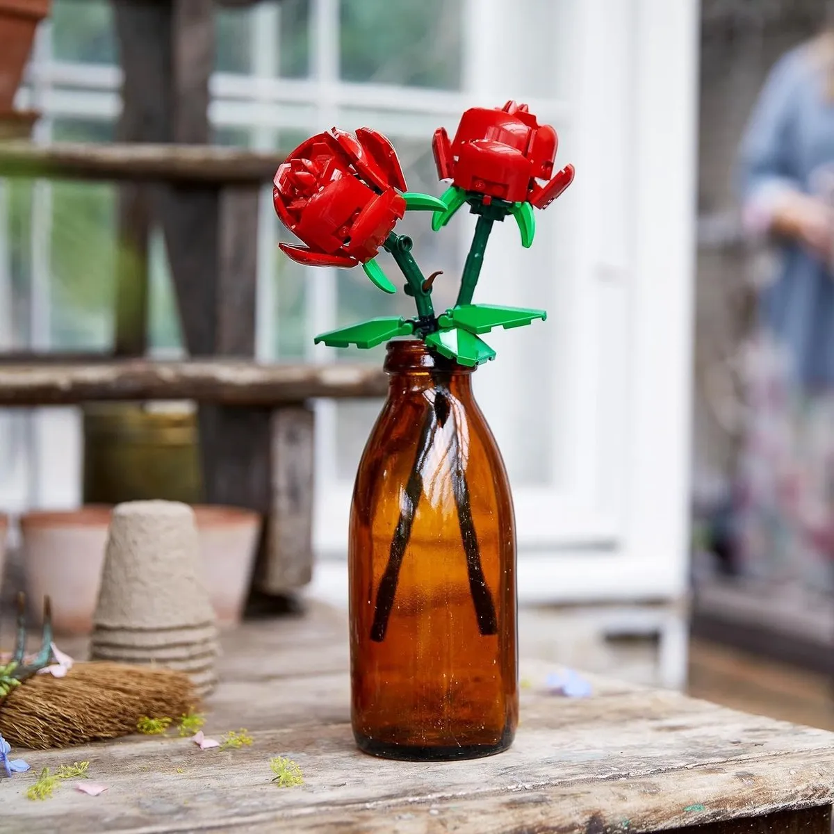 LEGO Iconic Rozen Botanical Collection 40460 - 120 Stukken - Roze