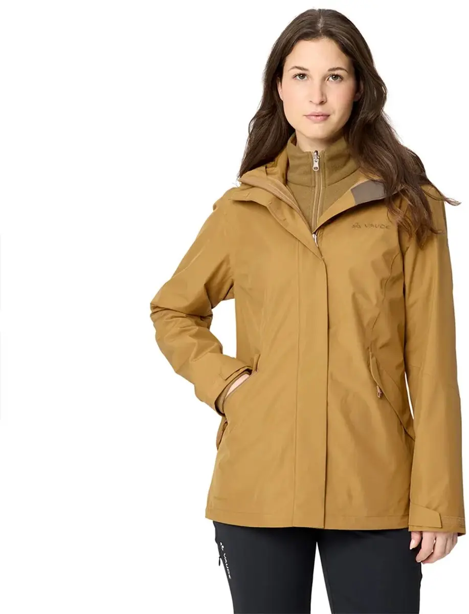 Vaude Rosemoor 3in1 Ii Afneembare Jas Bruin 42 Vrouw