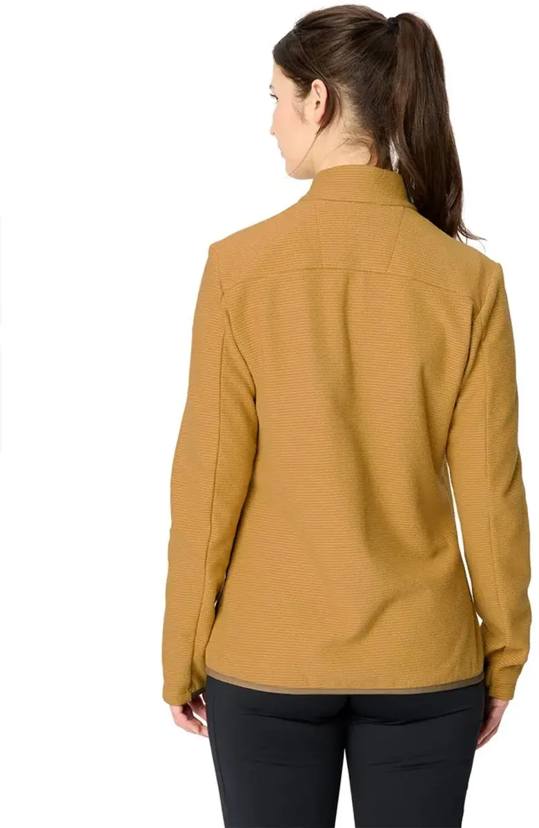 Vaude Strathcona Damesfleece Volledige Rits - Peanut Butter - 38 - afbeelding 2 van 4