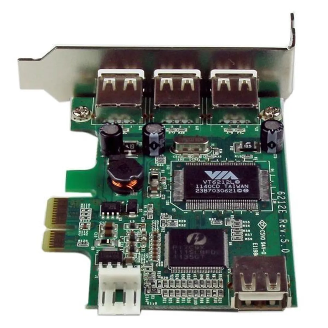 Startech PEXUSB4DP PCI-kaart - USB 3.0 - 4 Poorten - Groen