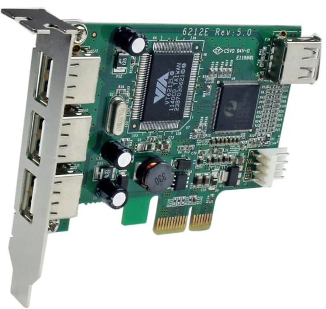 Startech PEXUSB4DP PCI-kaart - USB 3.0 - 4 Poorten - Groen - afbeelding 6 van 6
