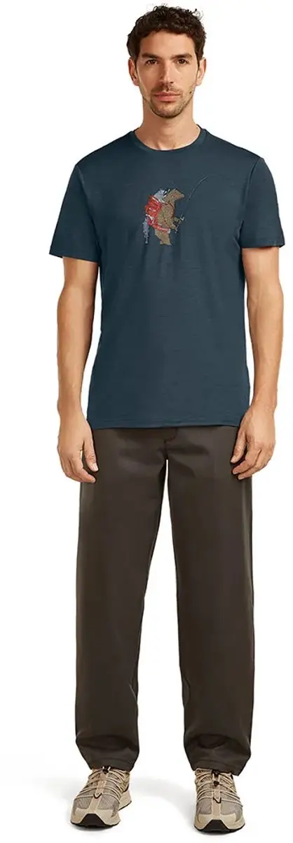 Icebreaker 150 Tech Lite Bear Catch T-shirt - Abyss - L - afbeelding 3 van 6