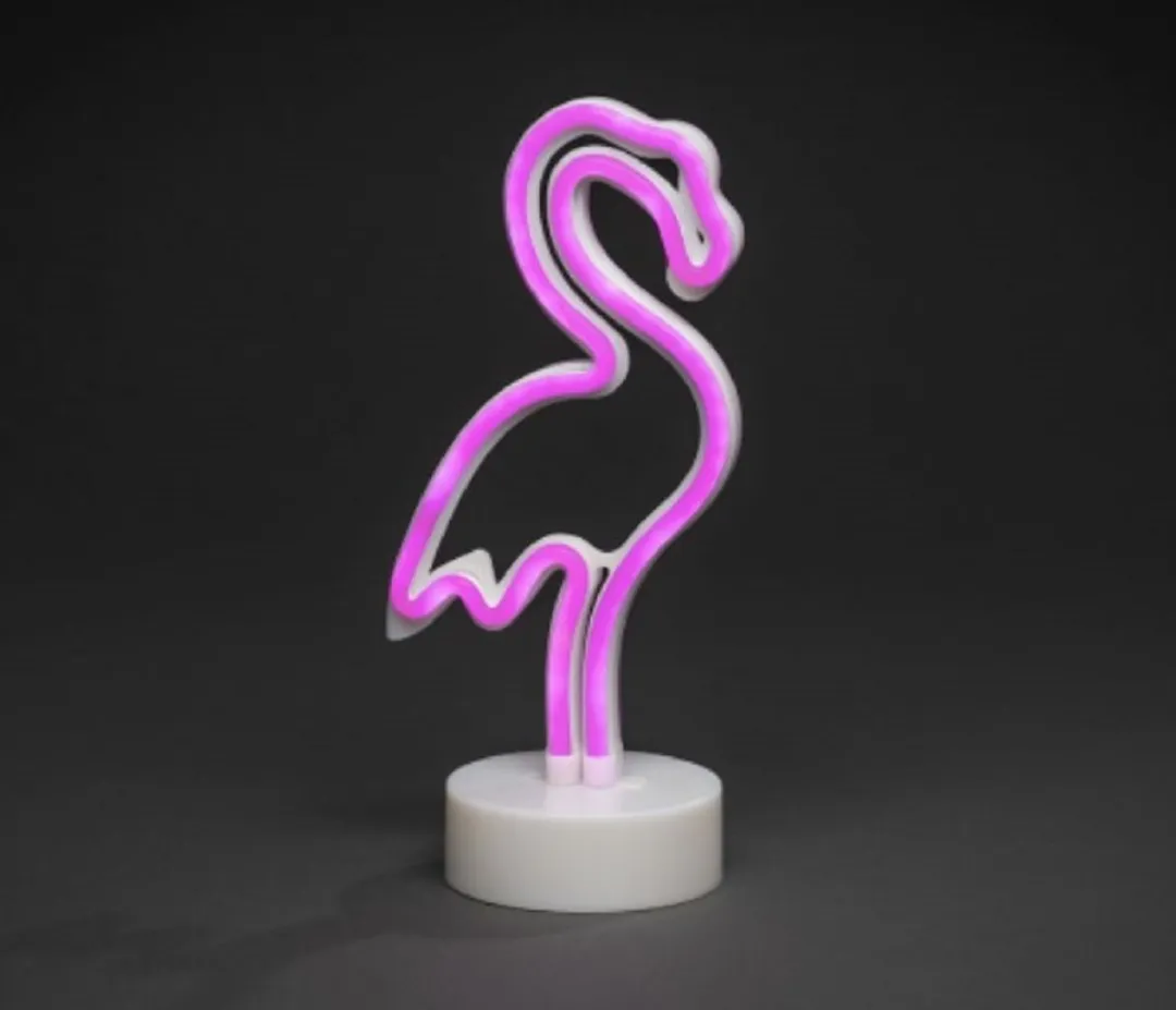 Konstsmide Roze Flamingo Lichtfiguur 28cm