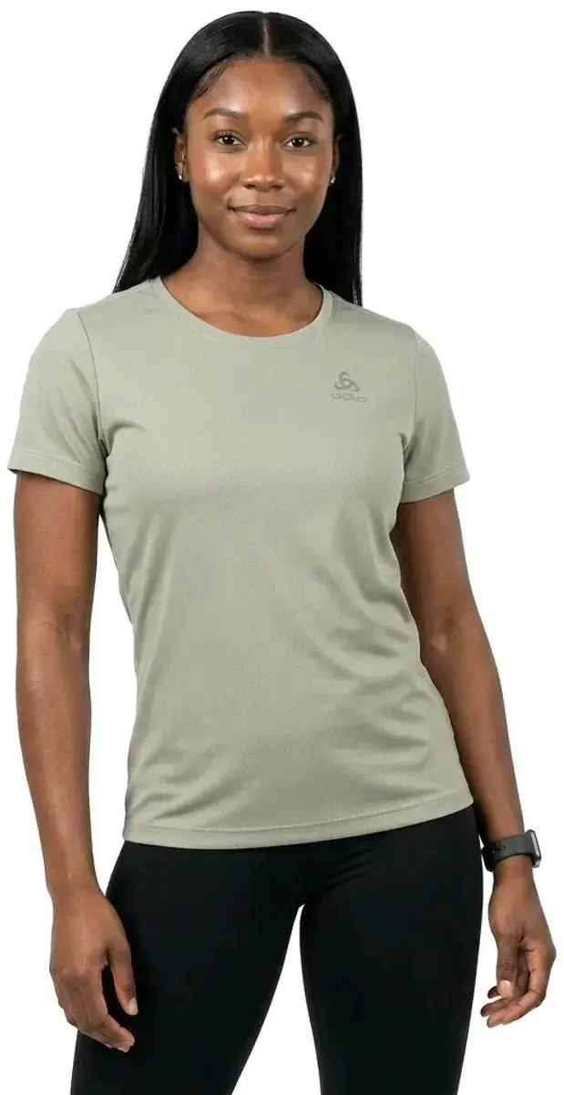 Odlo F-dry T-shirt Met Korte Mouwen Beige M Vrouw