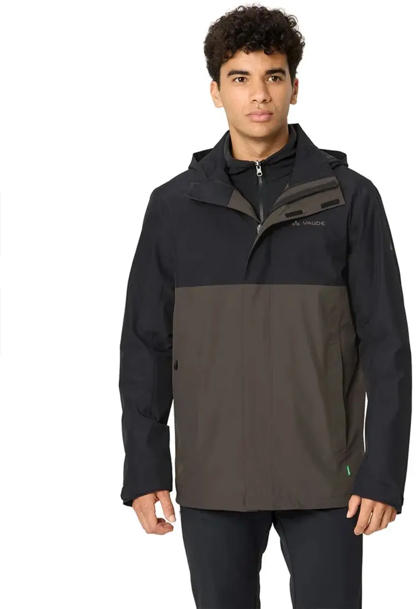 Vaude Rosemoor 3in1 Afneembare Jas Zwart L Man