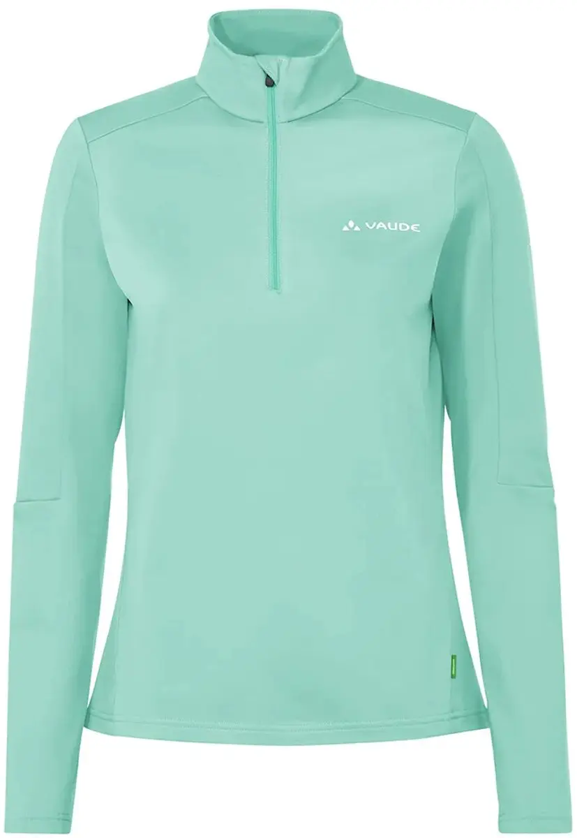 Vaude Livigno II Sweatshirt met Halve Rits - Sage - afbeelding 3 van 4